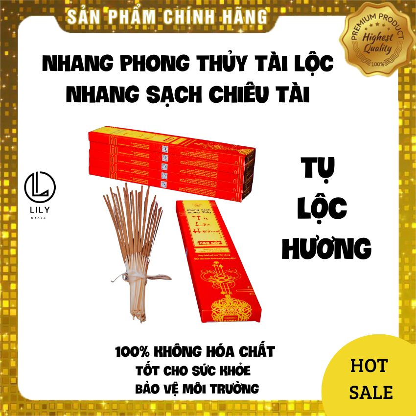 Nhang sạch tụ lộc hương -100% không hoá chất