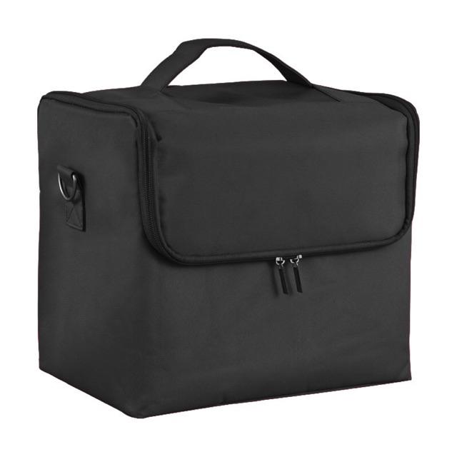 Cốp vải đựng đồ phun xăm-nail-trang điểm đồ mi (Size 29x21x27）đựng vừa máy hơ có dây đeo 3 tầng chống nước 80%, hàng sẵn