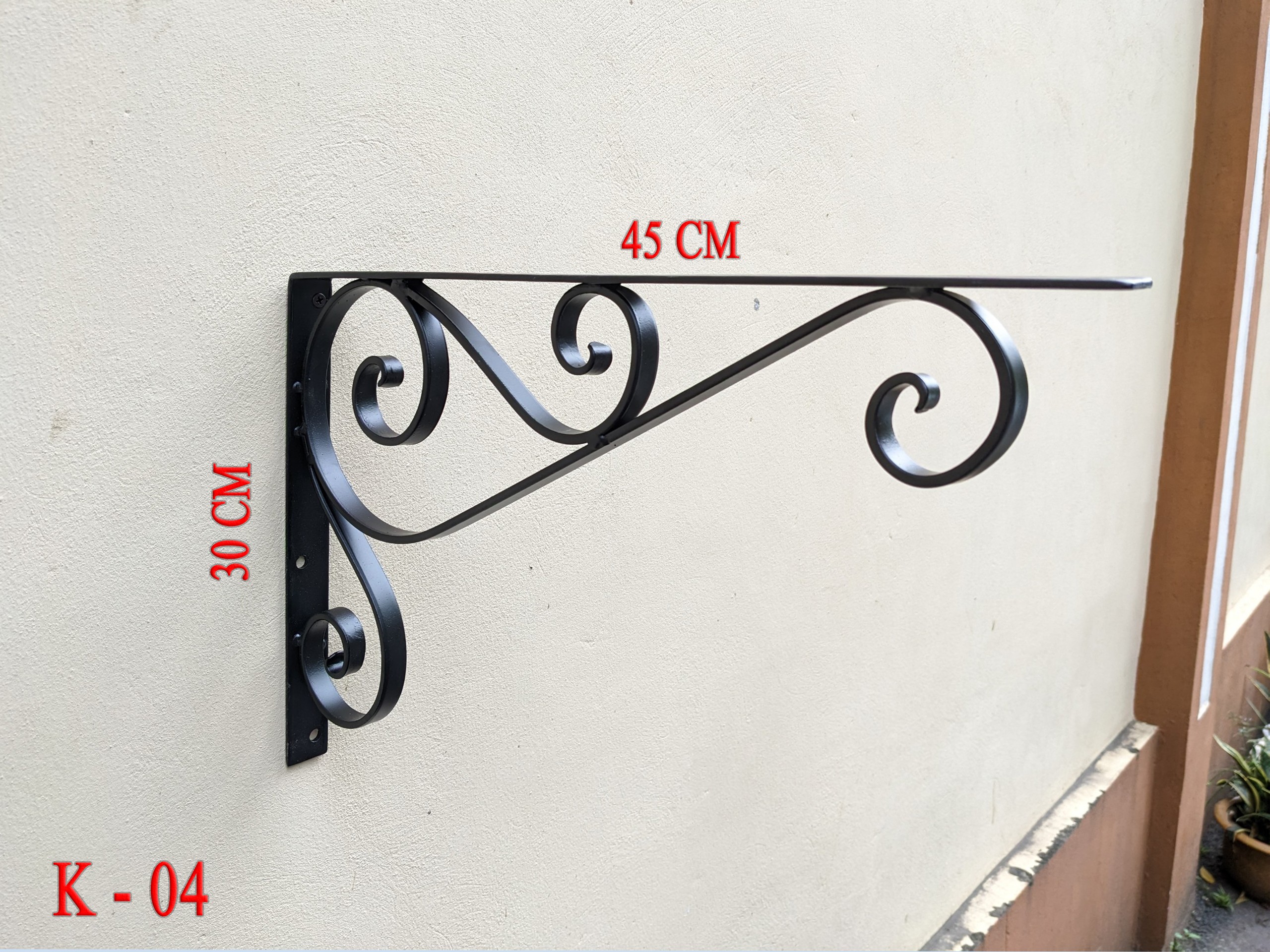 Ke sắt, pát đỡ kệ 01 chiếc mẫu k04
