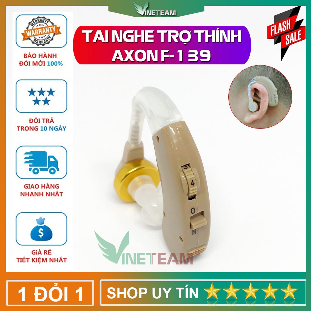 Tai nghe trợ thính cho người già - Loại tốt âm thanh chuẩn Axon F-138 /F-139