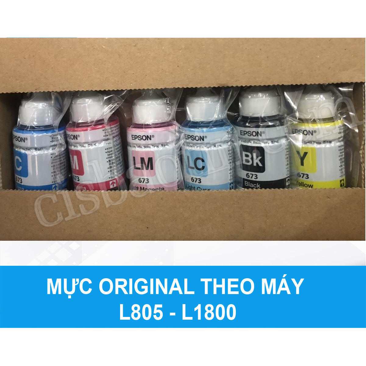 [HCM]MỰC IN PHUN- MỰC IN THEO MÁY EPSON L SERIES- BÁN NGUYÊN BỘ