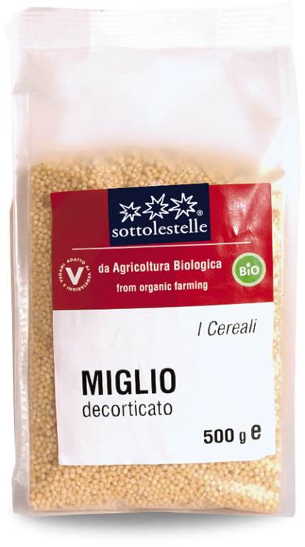 Hạt kê hữu cơ đã bóc vỏ Sottolestelle/ just organik 500g