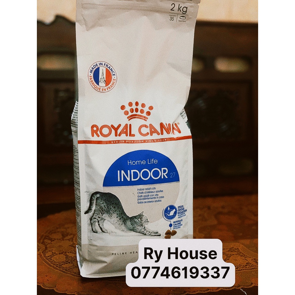 Hạt Royal Canin Indoor 27 Cho Mèo Trưởng Thành Nuôi Trong Nhà