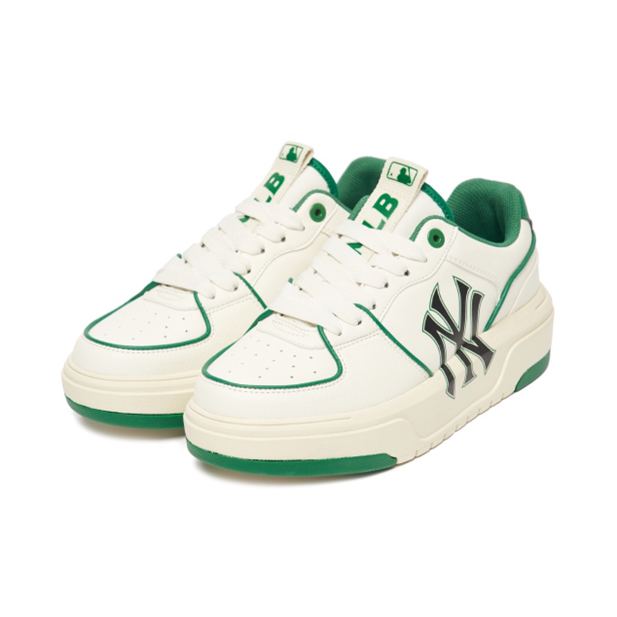 Giày Sneaker M.L.B Chunky Liner High New York Yankees White of Green
