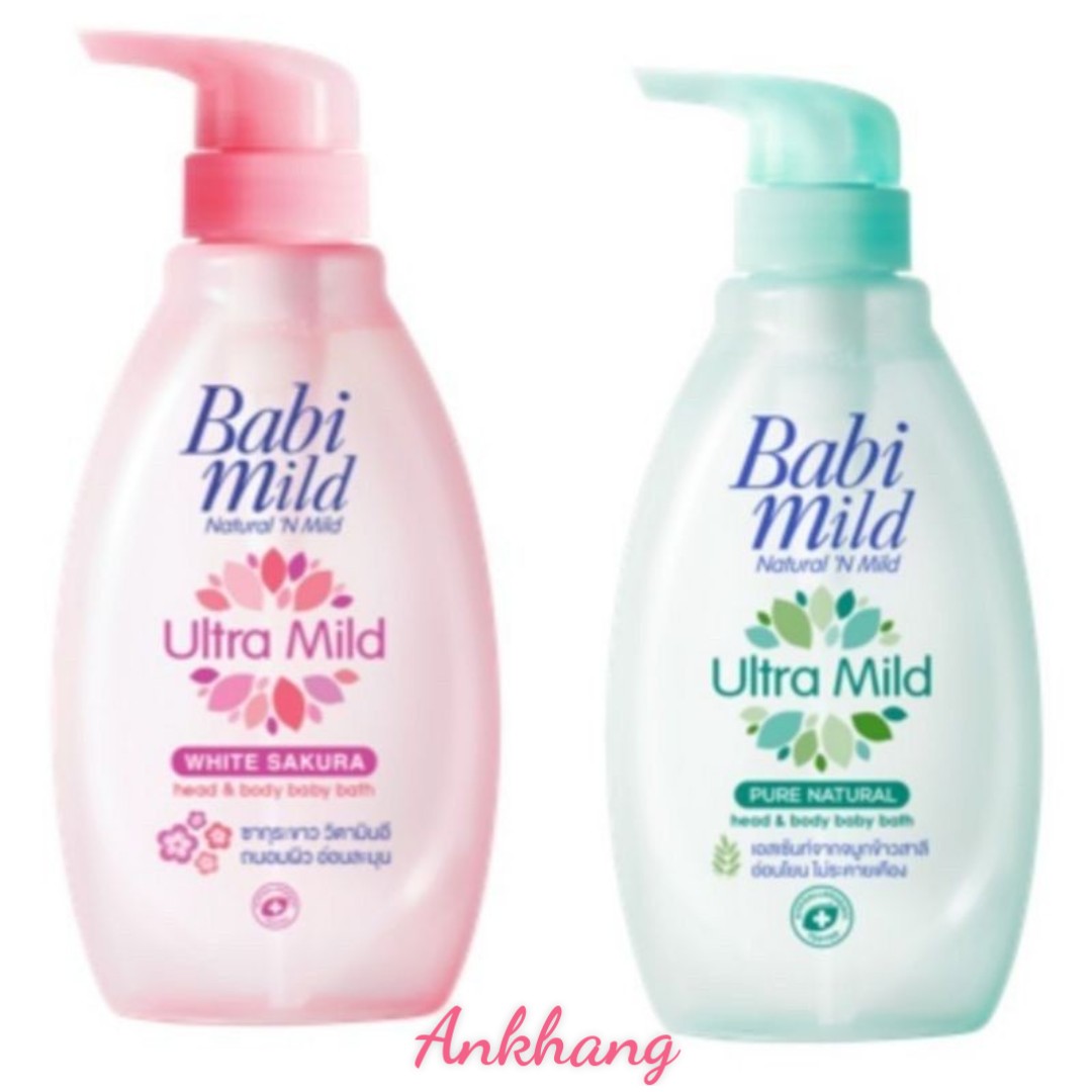 Sữa tắm gội toàn thân trẻ em babi mild 400ml