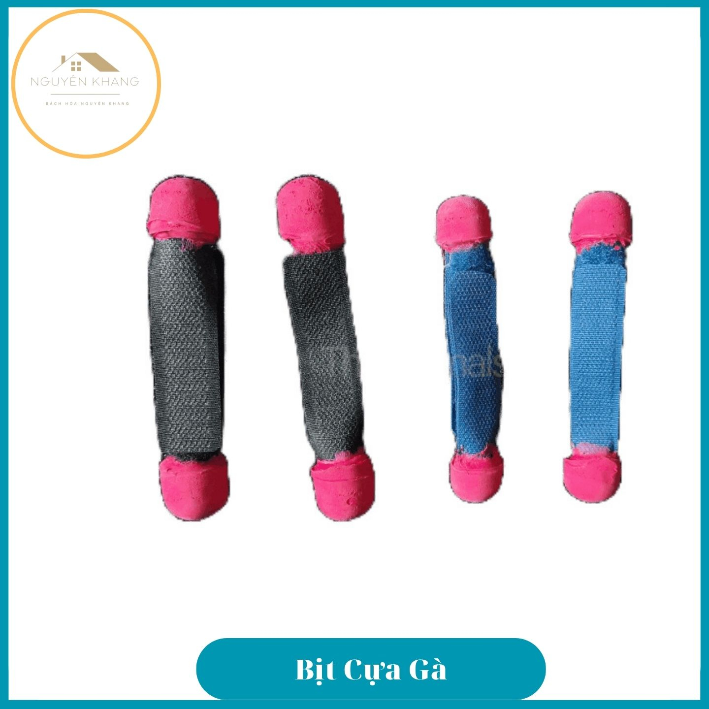 Bịt chốt cựa gà, bảo vệ cựa xổ gà tre, gà nòi