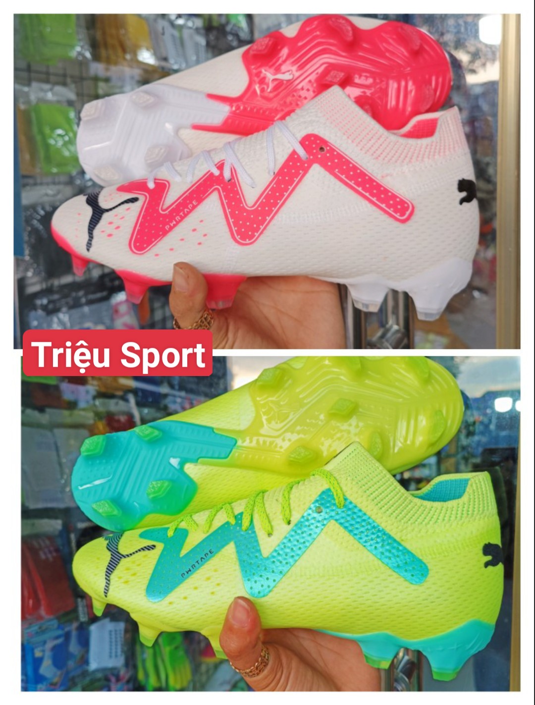 Giày đá bóng puma future ultimate pursuit fg Tặng Túi rút+ tất +hộp )
