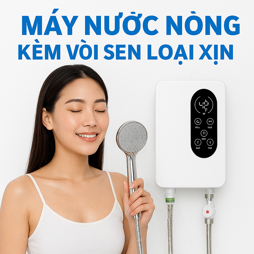 Genuine Smart Hot and Cold Shower Faucet Set, Elcb Anti-Electric Leakage, Easy Installation Giá 1,268,000 Đồng*Miễn phí vận chuyển