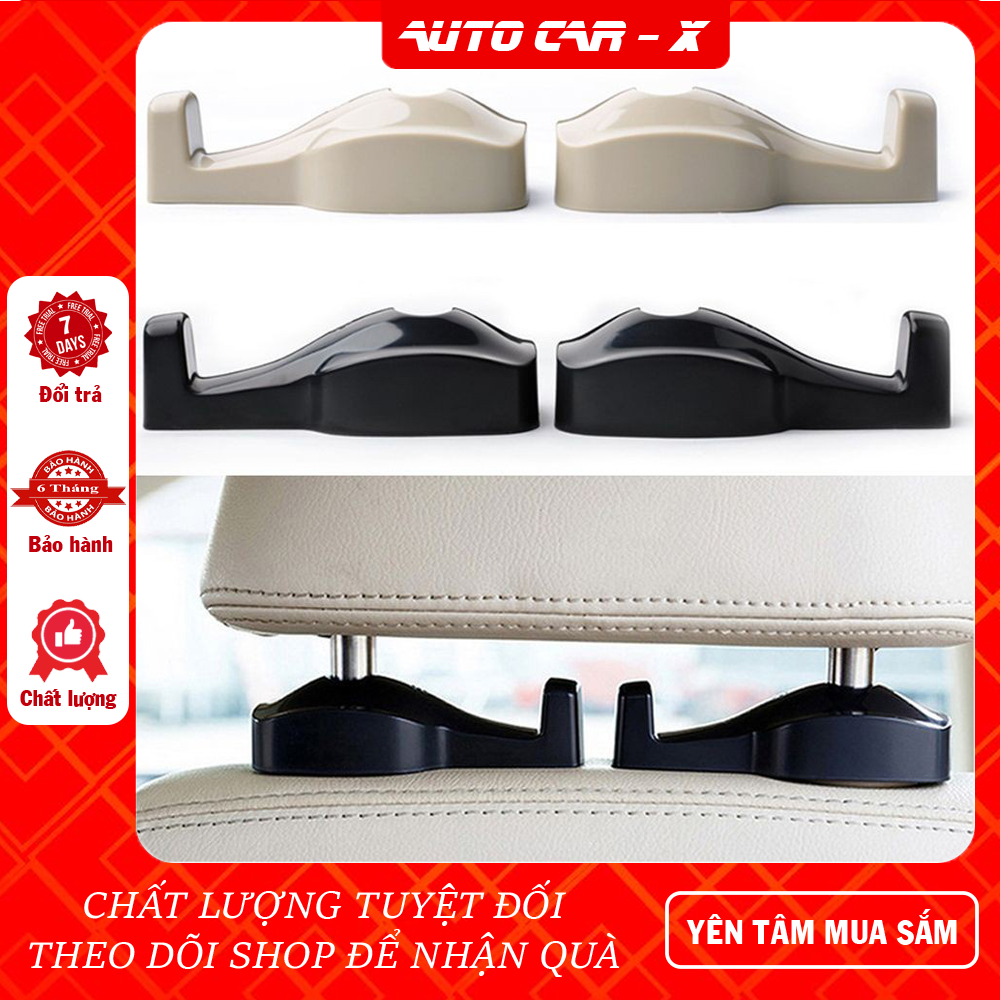 Móc treo xe ô tô cực bền cực khỏe, Móc treo đồ gắn sau ghế ô tô nhỏ gọn tiện lợi treo đồ đạc quần áo dễ dàng, móc treo đồ ô tô, giá treo đồ ô tô xe hơi