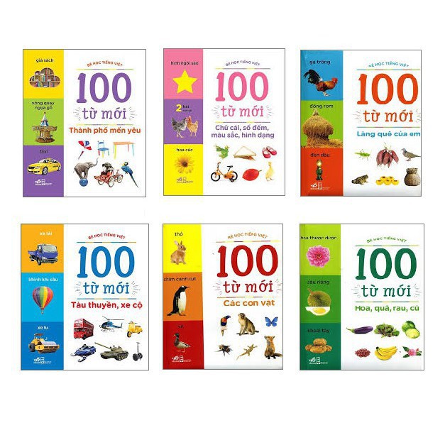 Sách bé học tiếng việt - 100 từ mới:làng quê của em