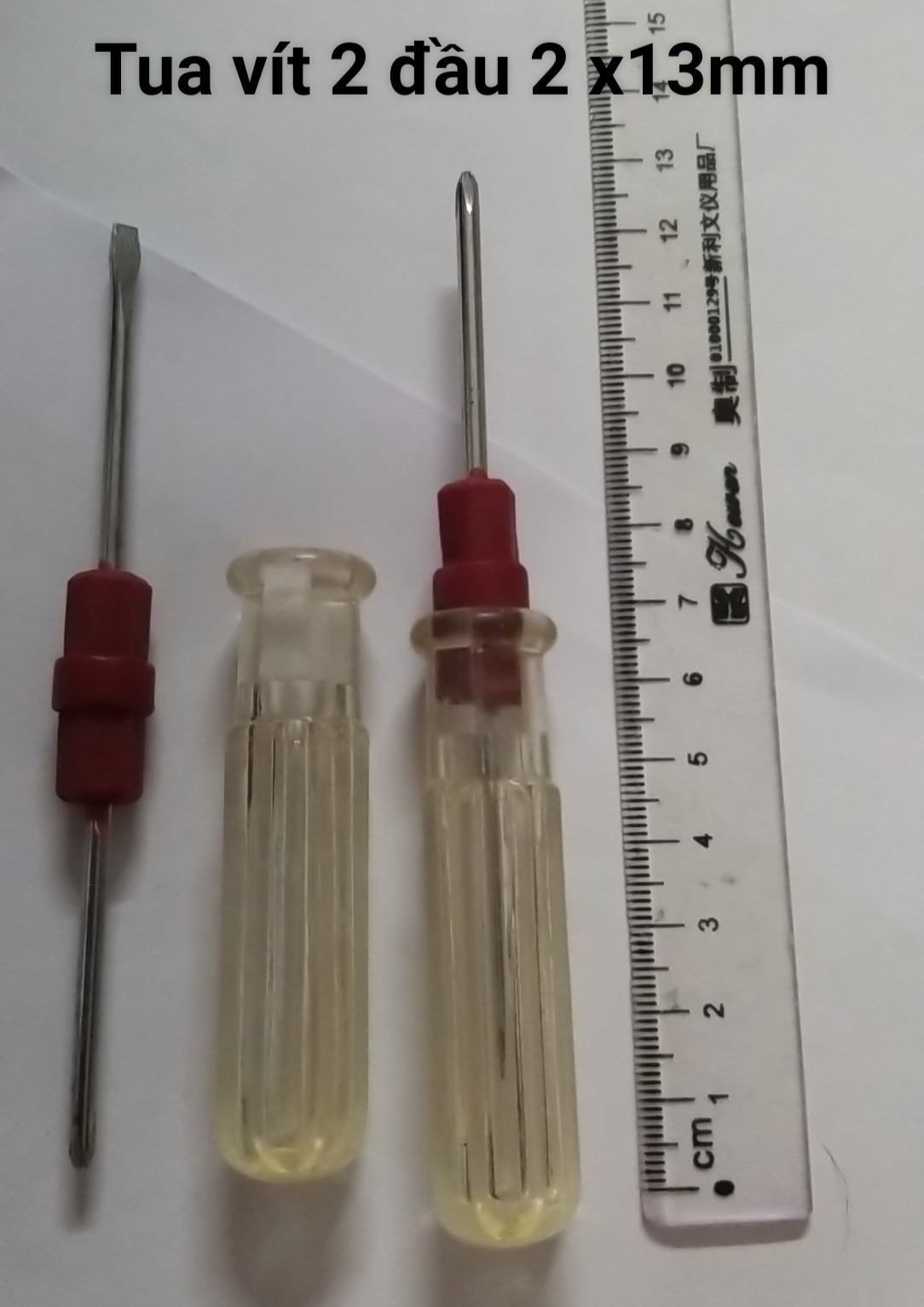 Tua vít 2 đầu 2mm dài 13cm loại tốt