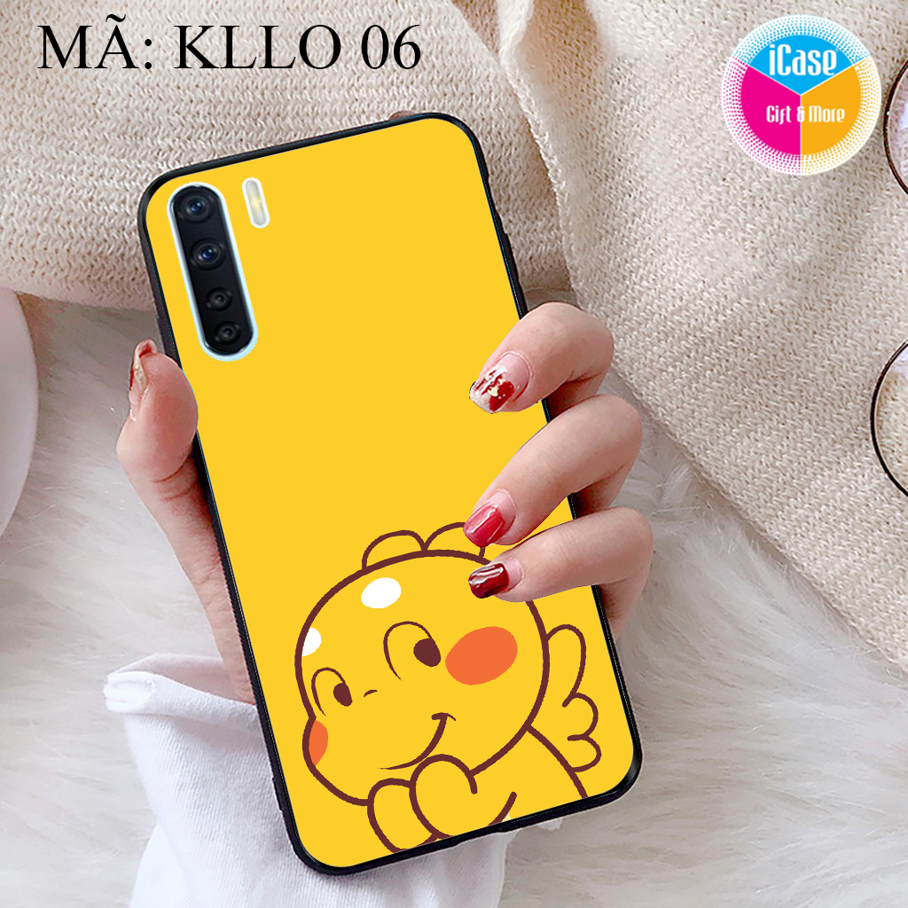 [HCM]Ốp lưng iCase dành cho Oppo A91 viền dẻo TPU BST Khủng Long Lai Ong