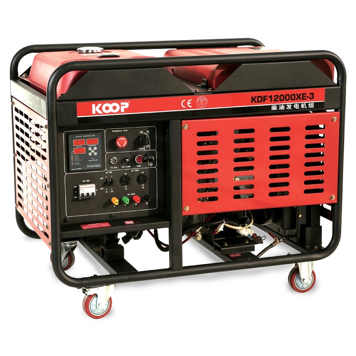 Máy phát điện chạy dầu 9kva koop kdf12000xe