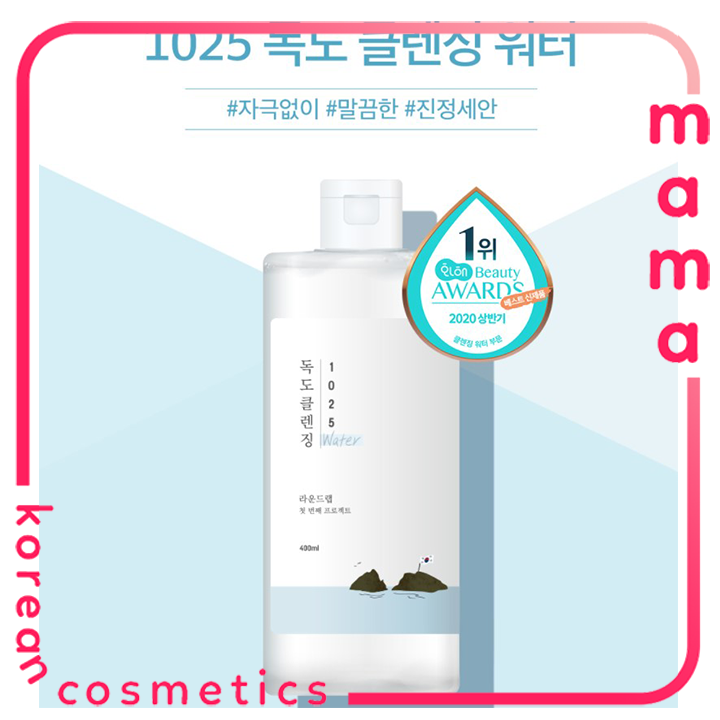 Nước tẩy trang Roundlab Dokdo 1025 Water cleansing 400ml