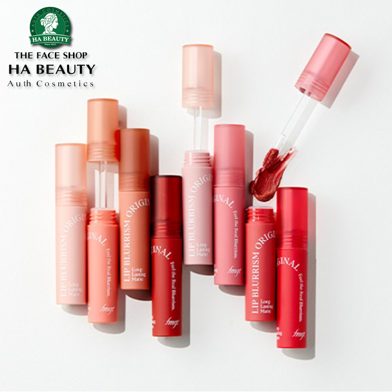 Son kem lì mịn lâu trôi the face shop fmgt lip blurrism long-lasting matte 5g