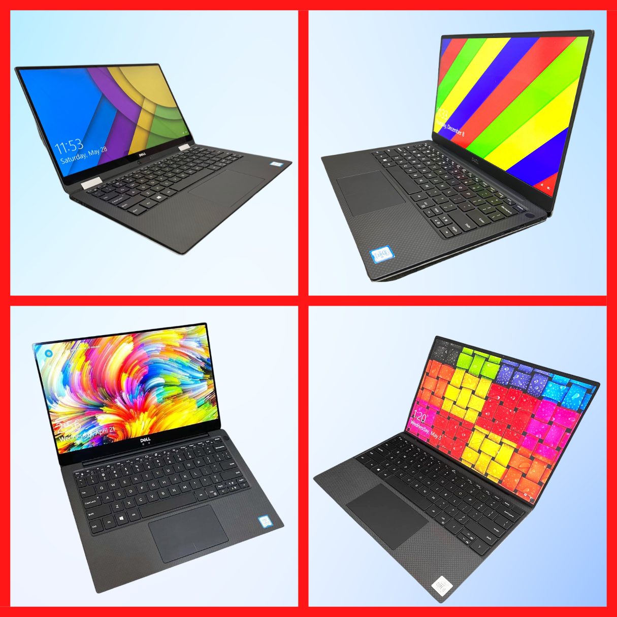 Laptop Dell văn phòng, laptop dell mỏng nhẹ, dell xps 9365. dell xps 9370, dell xps 9380, dell xps 9300, dell xps 9310.