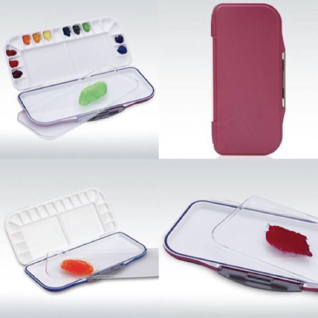 [ Mijello] Khay Pha Màu Palette Fusion 18 Airtight/Leak-Proof Watercolor