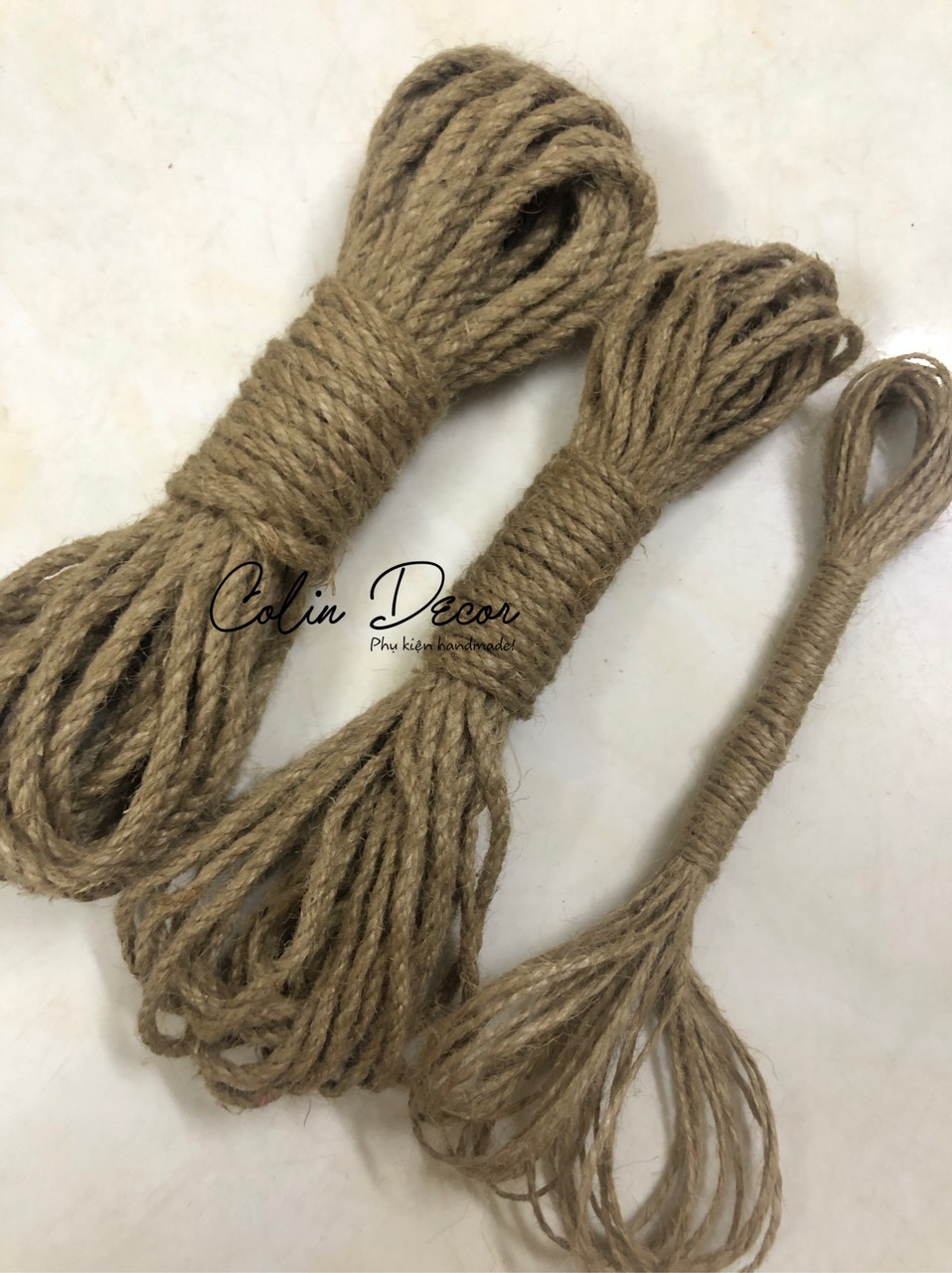 Bó 10m dây thừng gai dây đay trang trí handmade