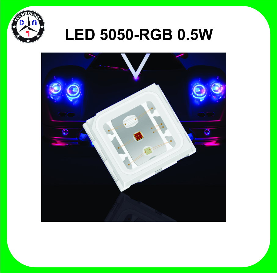 Combo 50 led rgb 5050-0.5w