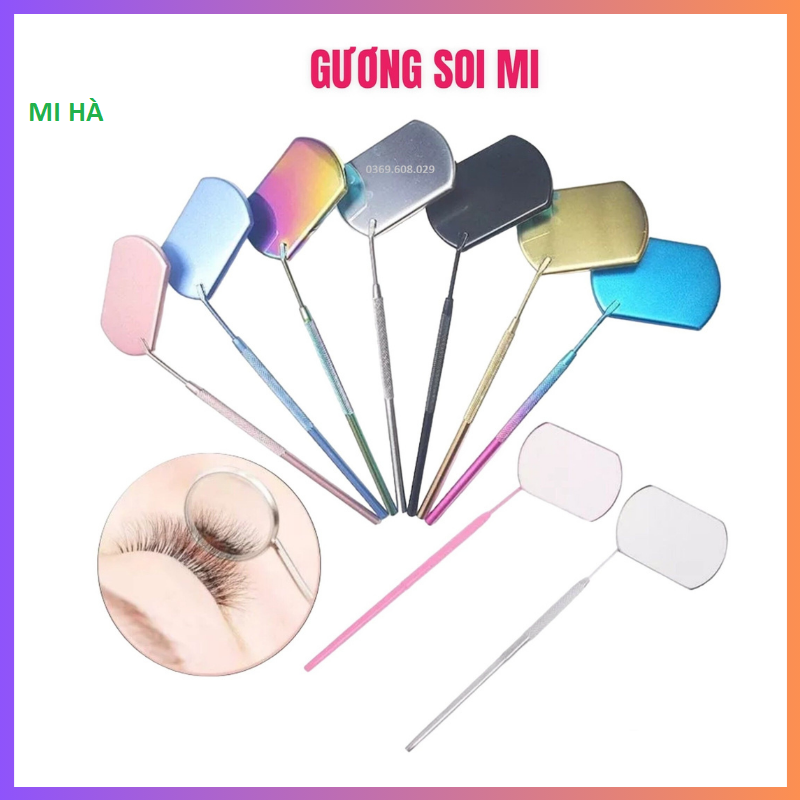 Gương soi mi,gương nha khoa, kiếng soi chân mi_gương soi răng_phụ liệu mi hậu