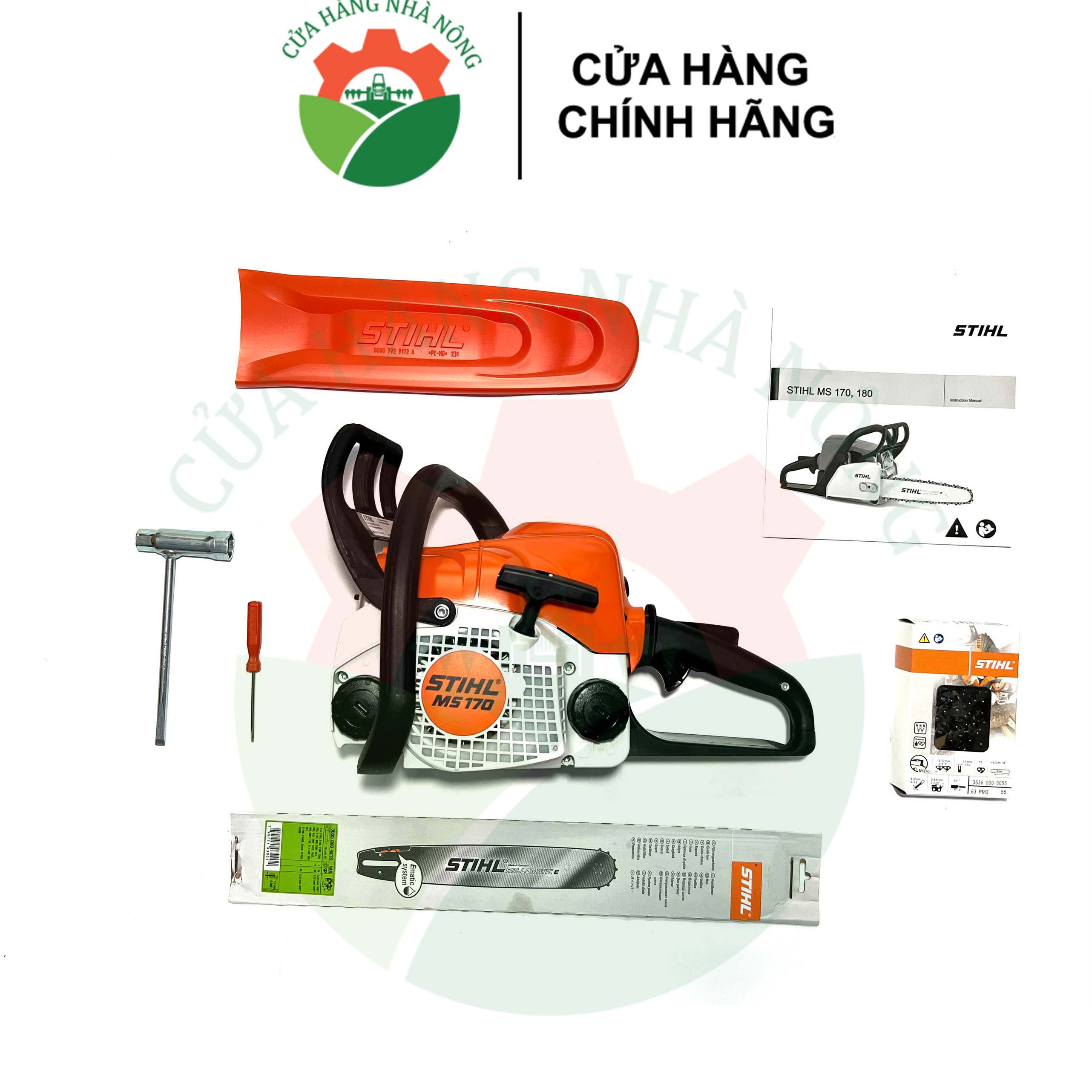 Máy cưa xích stihl ms 170 chính hãng