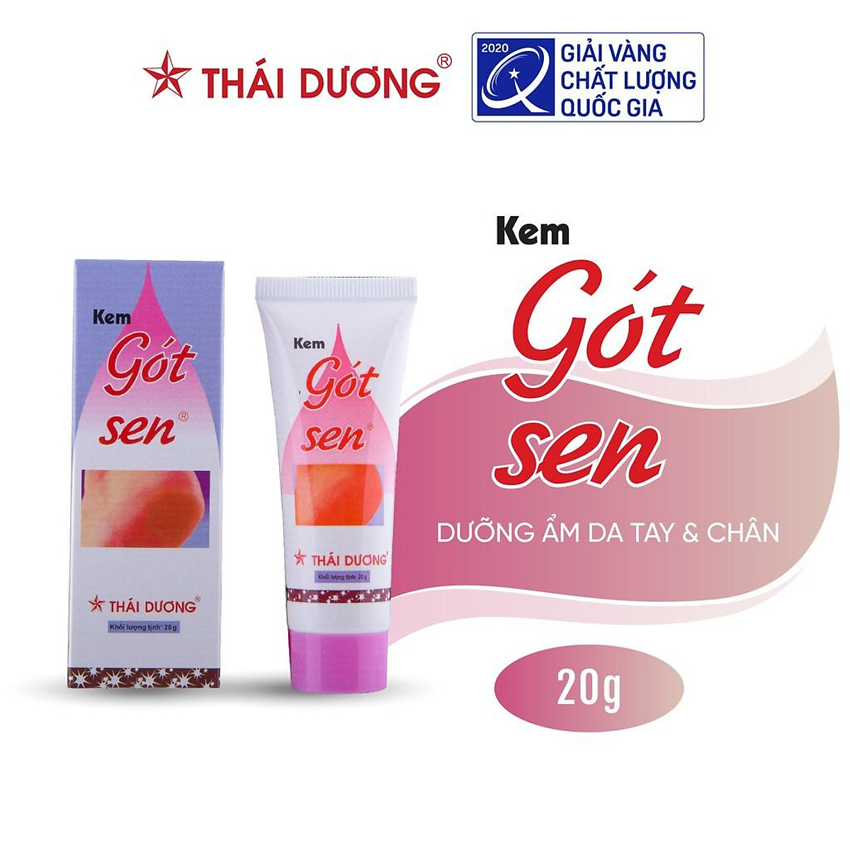 Kem gót sen 20g - kem nứt gót chân - dưỡng ẩm da tay và chân