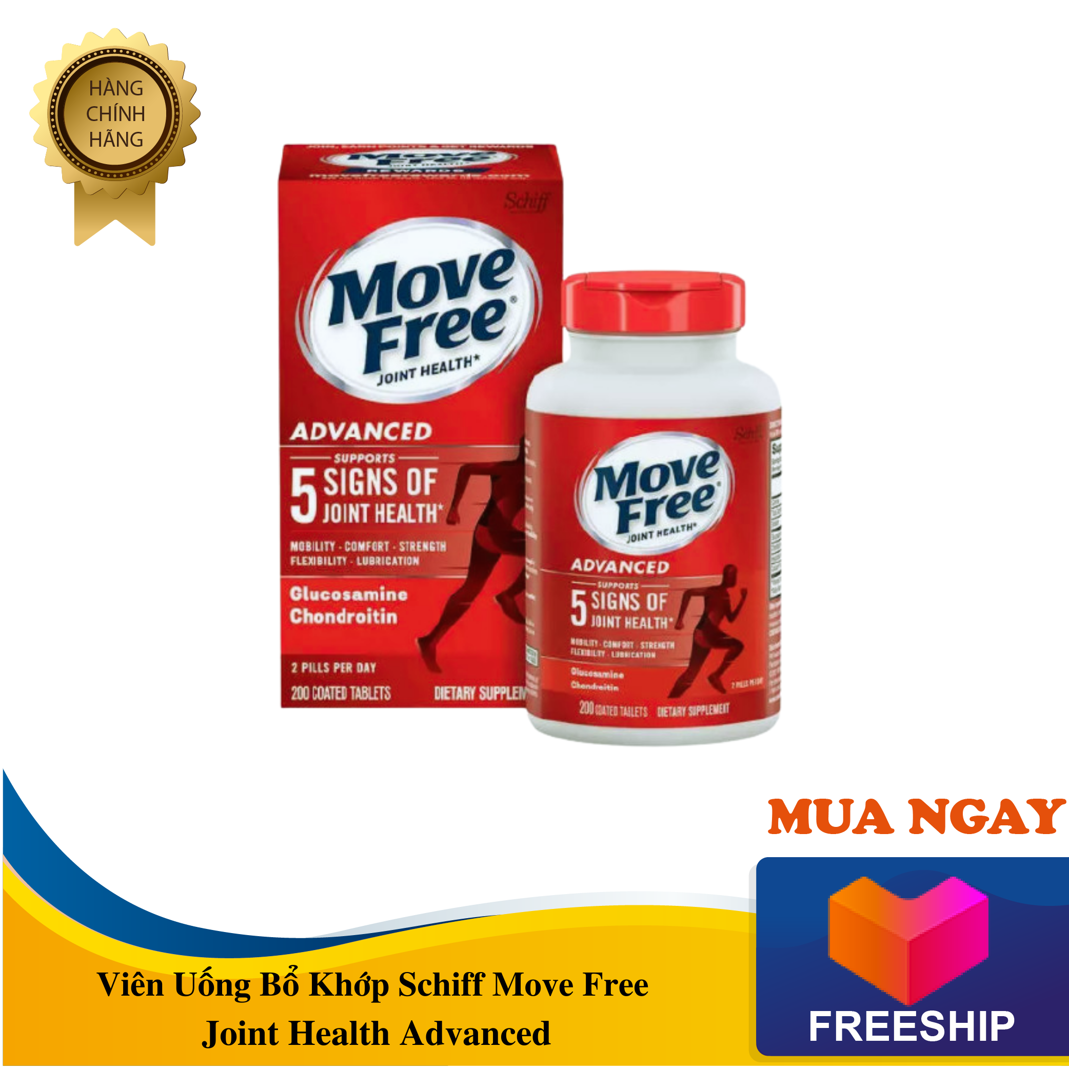 Viên uống bổ khớp Schiff Move Free Joint Health Advanced