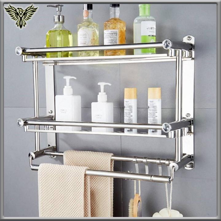 Kệ nhà tắm inox 40cm