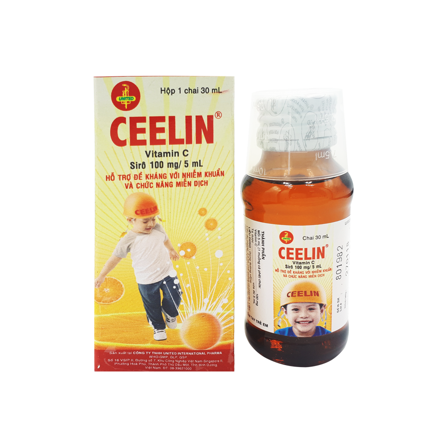 [HCM]Siro Bổ Sung Vitamin C Cho Trẻ Ceelin