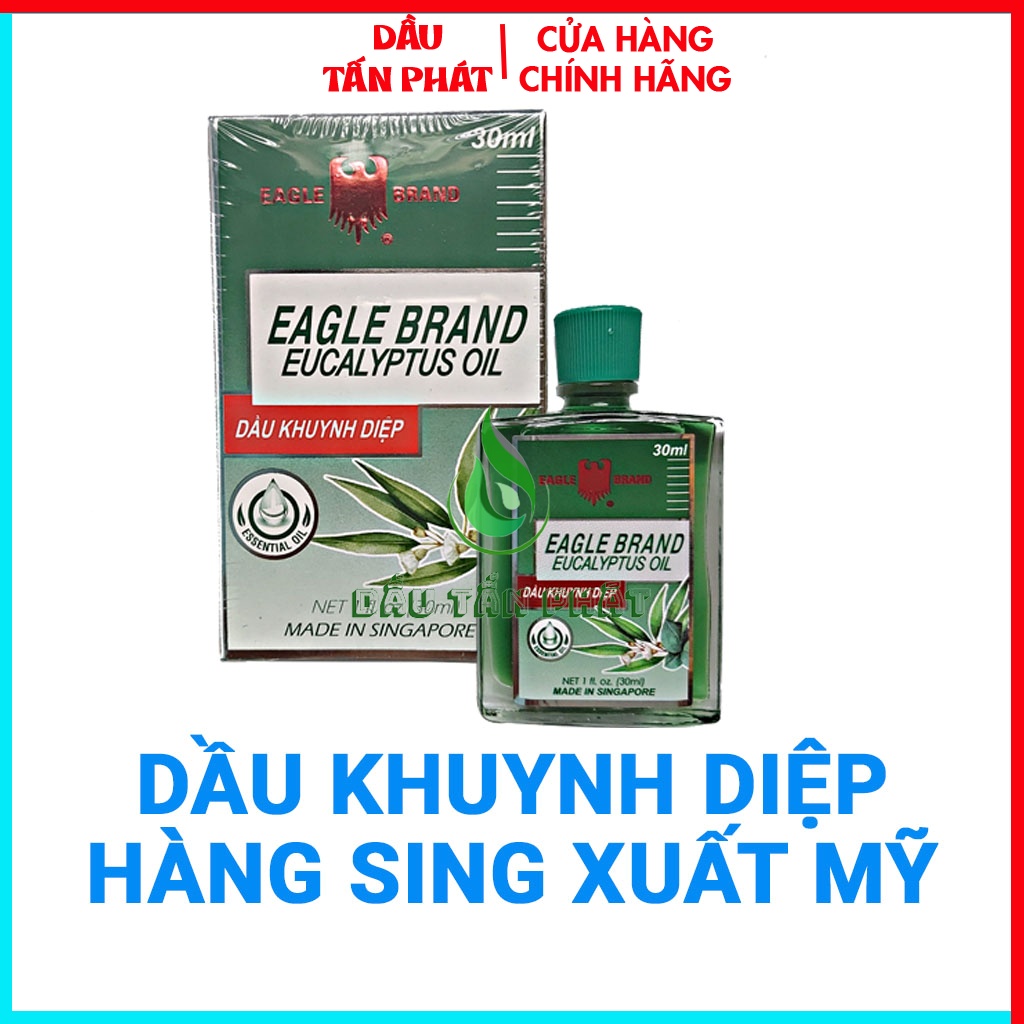 Dầu Nóng Khuynh Diệp Con Ó 2 Nắp 30ml Dành Cho Người lớn và Bà Bầu Mang Thai - Singapore