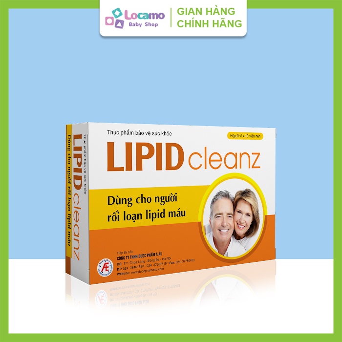 Lipid Cleanz Giúp giảm cholesterol trong máu Điều hòa mỡ máu Giảm sơ vữa