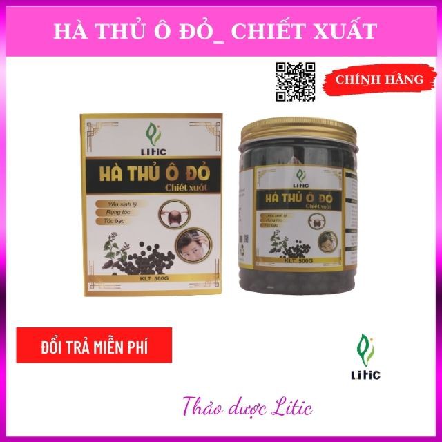 Viên hà thủ ô mật ong 500g - Hà thủ ô Sơn Đường Bổ máu gan thận, khỏe đẹp, hồng hào da, thần kinh suy nhược