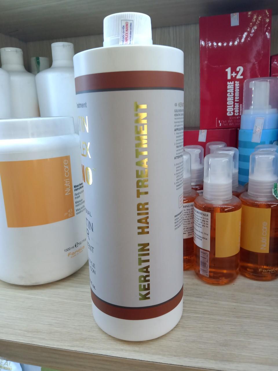 Hấp dầu keratin phục hồi tóc hư tổn keratn complex nano 1000ml