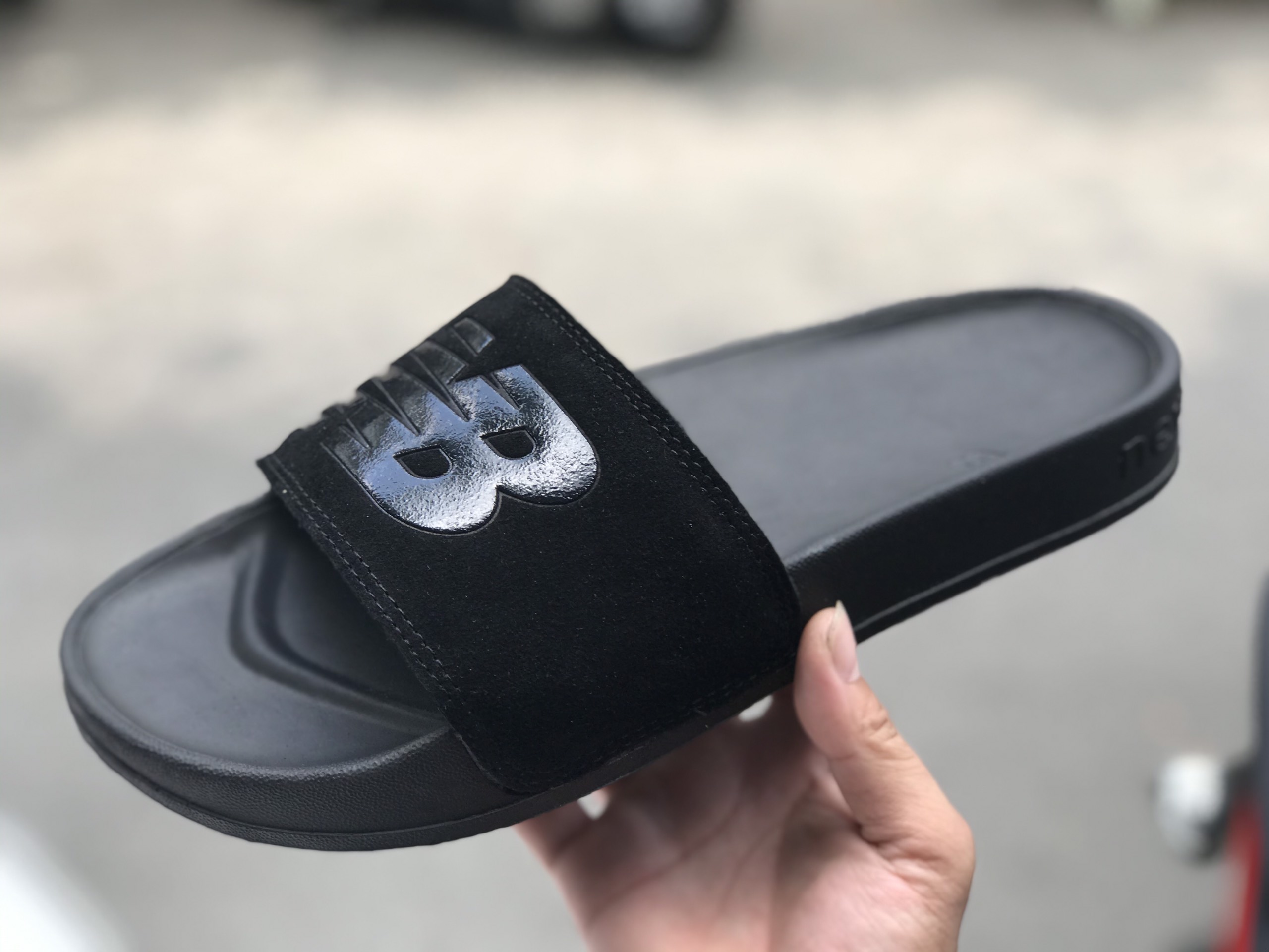 Dép NB quai ngang vải nhung cao cấp nhẹ bền