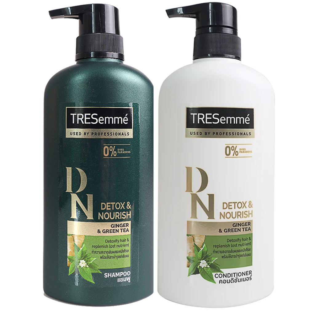 Combo dầu gội và dầu xả Tresemme Detox Thái Lan 450ml/chai