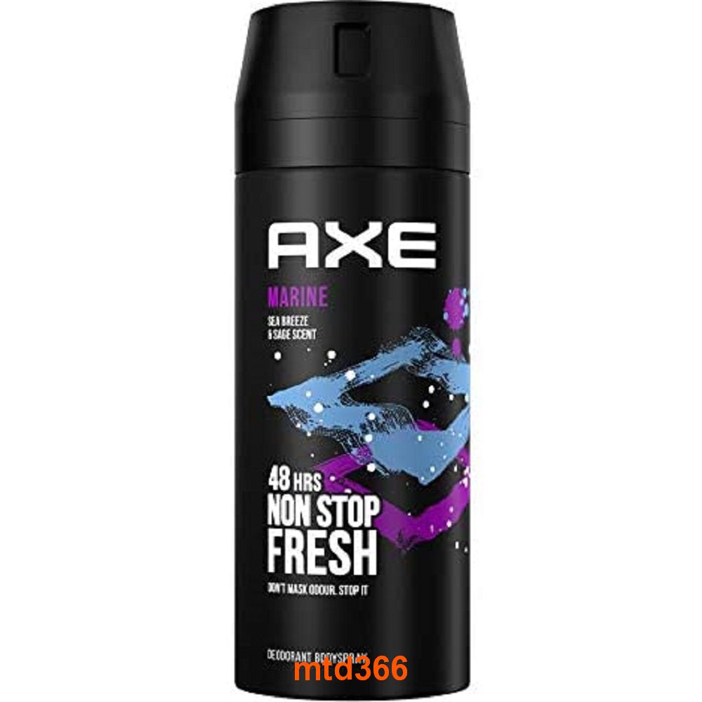 Xịt Khử Mùi Axe 150ml Tiempo Marine