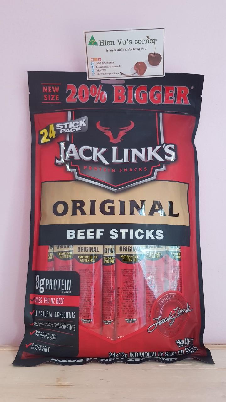 Khô bò Newzeland Jack Links nguyên chất đóng vỉ