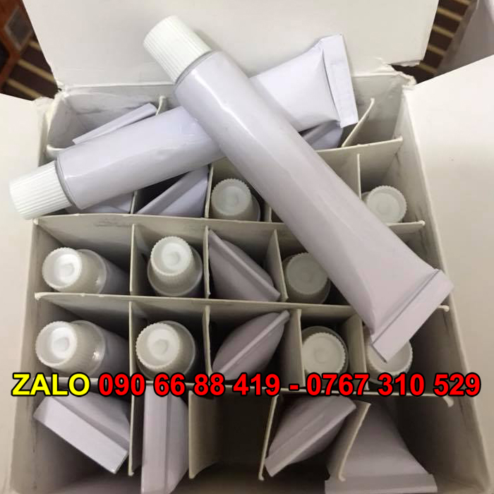 Set 2 tuýt - kem tê không hình phun xăm môi mày mí mắt 10g - kem tê trắng xăm mày mí