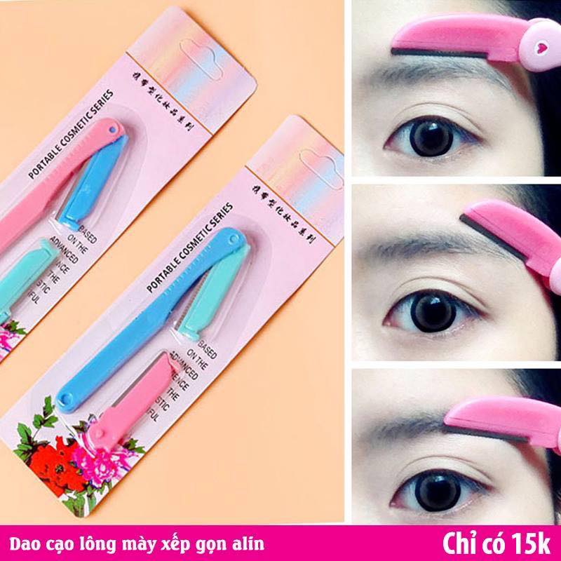 Dao cạo lông mày và mặt 2 lưỡi Ailin