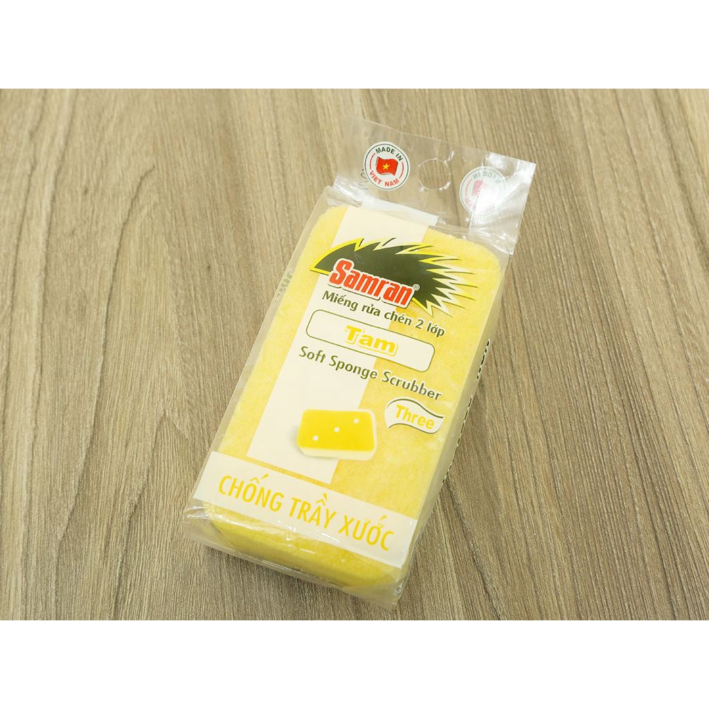 Miếng rửa chén 2 lớp chống trầy xước ott