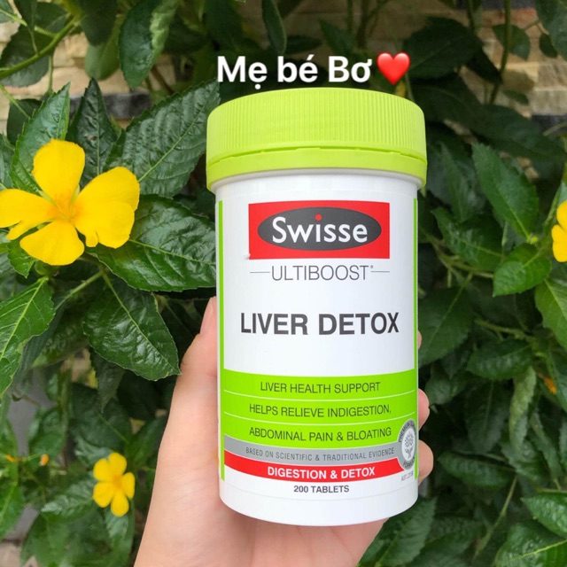 [HCM][Freeship + Combo mua 2 giảm 5% + Voucher]Viên thải độc Gan Liver Detox Swisse Úc sản phẩm chất lượng cao đảm bảo an toàn về sức khỏe cho người dùng cam kết hàng giống với mô tả