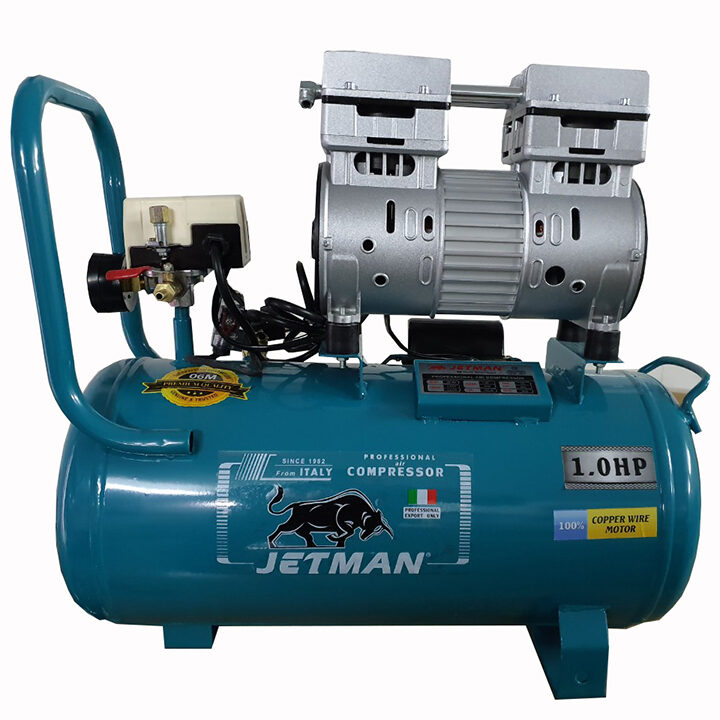 Máy nén khí không dầu jetman jm-580 24l