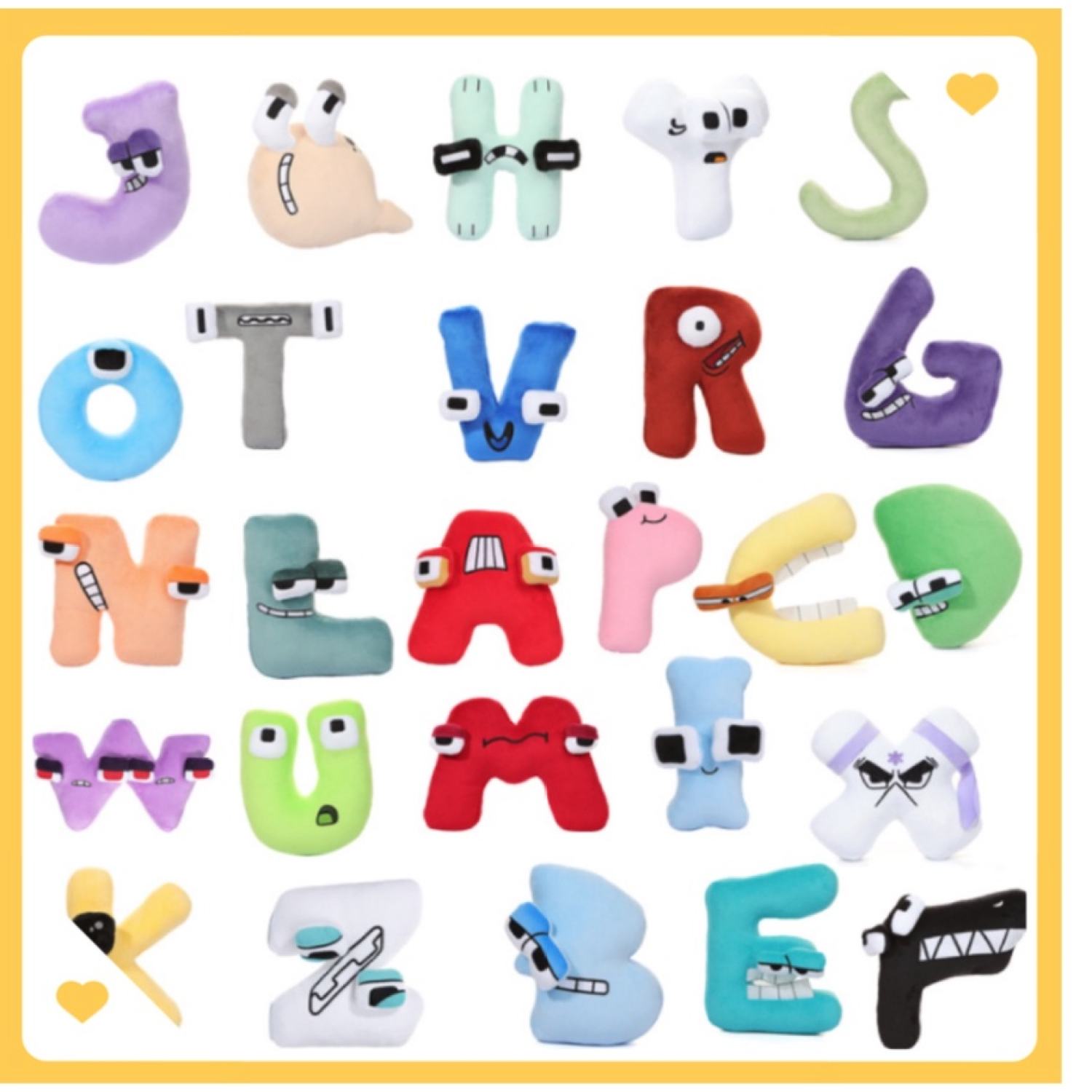 50pcs/set Alphabet Lore Stickers Kawaii Cute Cartoon Decals DIY