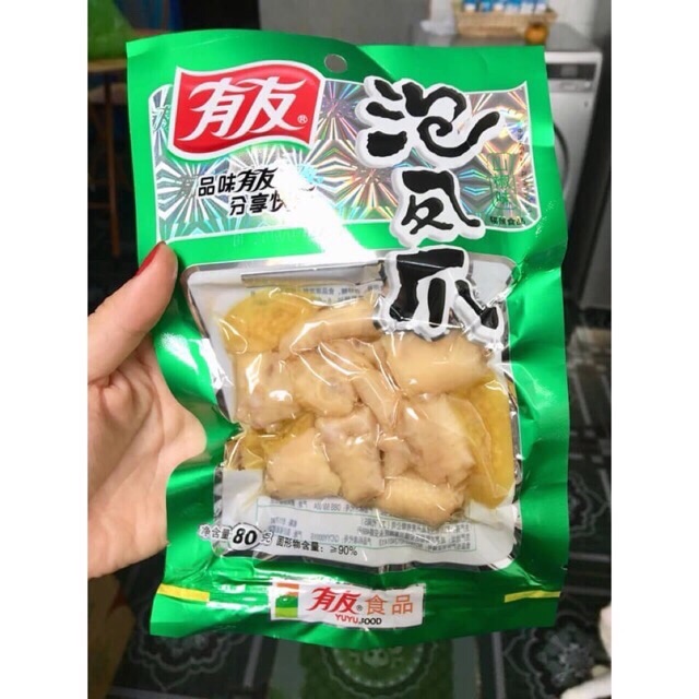 Chân gà yuyu 80g ăn vặt út nhi