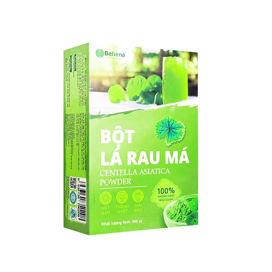 Bột rau má nguyên chất behena hộp 50g