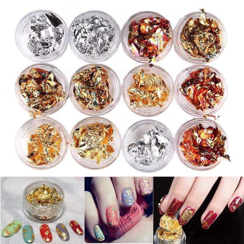 Phụ kiện giấy nhún set 12 hũ