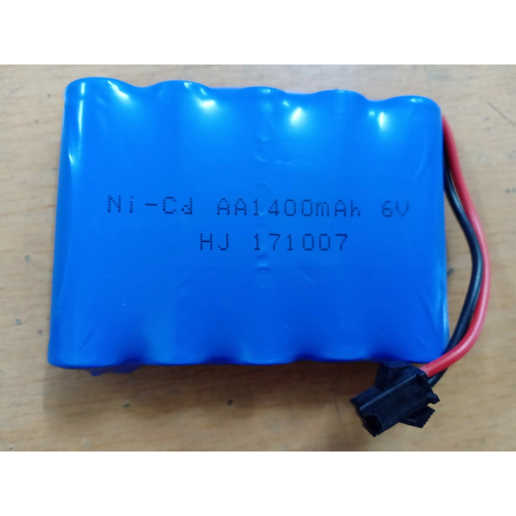 Pin sạc 6v 1400mah cho xe điều khiển từ xa