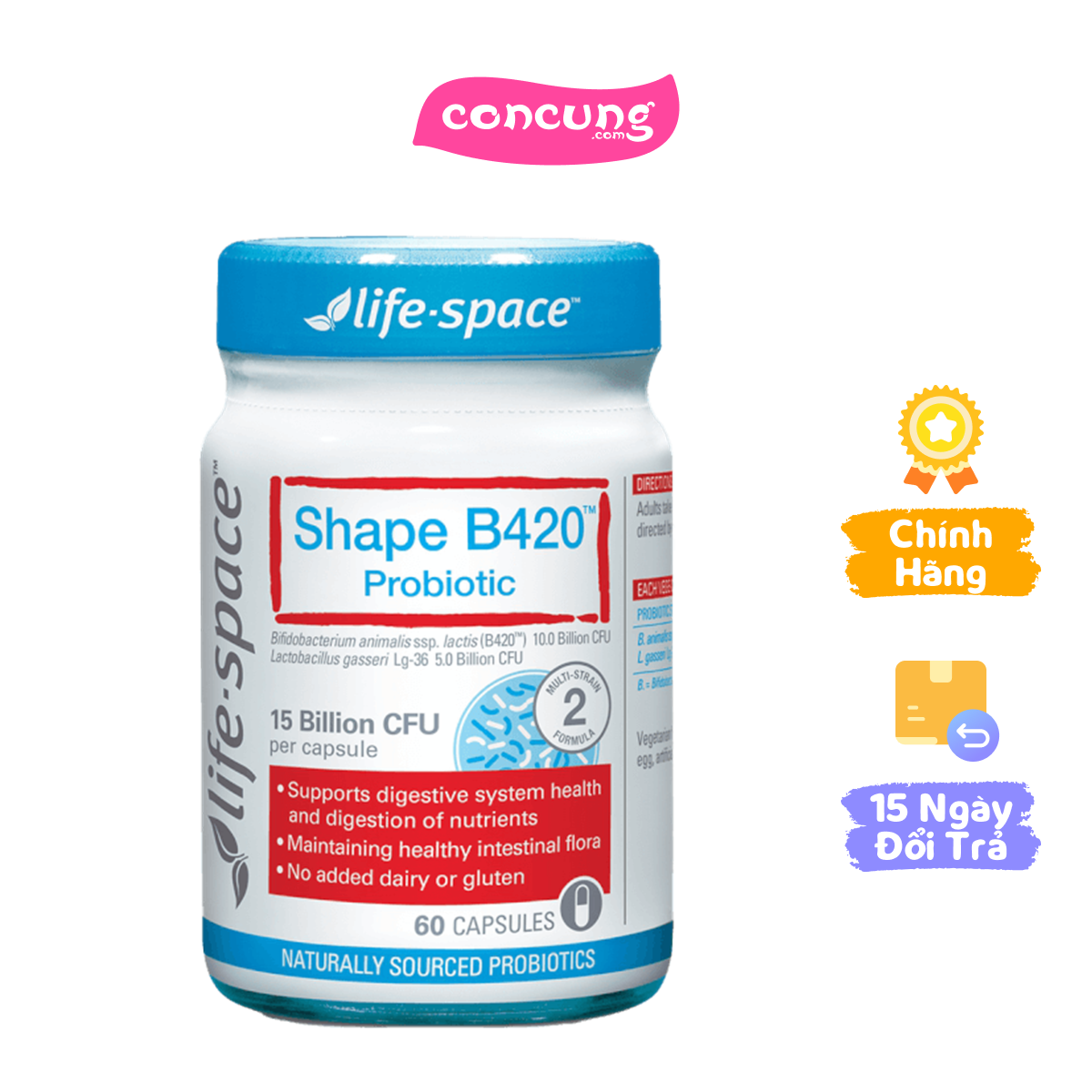 Life Space Shape B420 Probiotic 60 viên