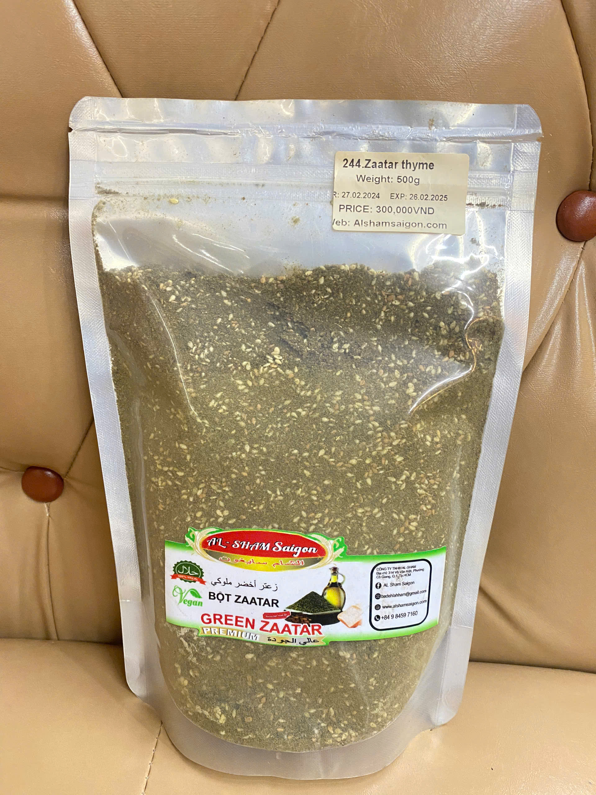 GREEN ZAATAR - BỘT ZAATAR 500G
