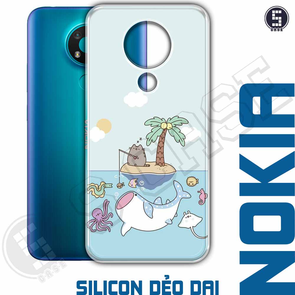 Ốp điện thoại nokia 3.4, nokia 3.2, nokia 3.1, nokia 3.1 plus, nokia 3, nokia 4.2 hình fishing cat a900-024